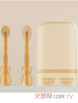 諾愛因小月齡口腔清潔器(舌苔刷+乳牙刷)