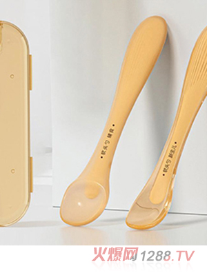 諾愛(ài)因新生兒硅膠軟軟勺