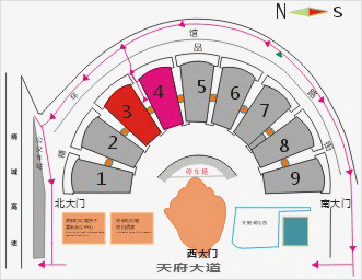 孕嬰童產(chǎn)品展撤展線路圖