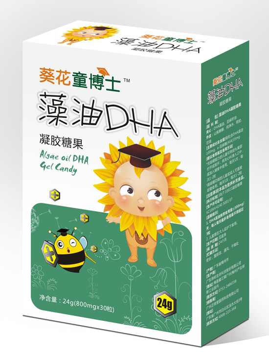 葵花童博士澡油DHA凝膠糖果