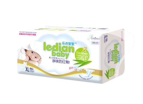 樂點寶寶凈味防紅臀尿褲XL46片