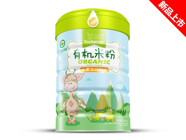 優(yōu)可欣鐵聽(tīng)水果多維有機(jī)米粉聽(tīng)裝