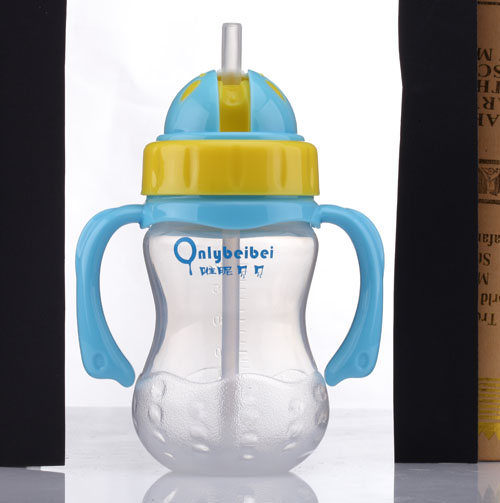 唯昵貝貝嬰兒水杯藍色