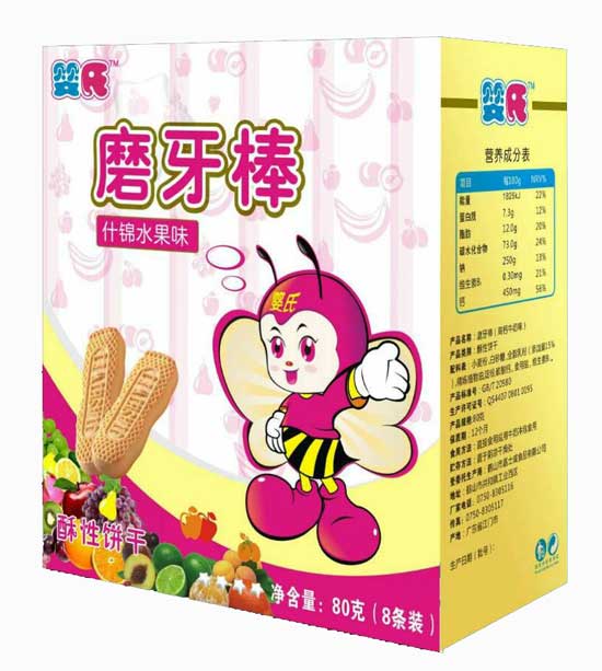 嬰氏什錦水果味磨牙棒