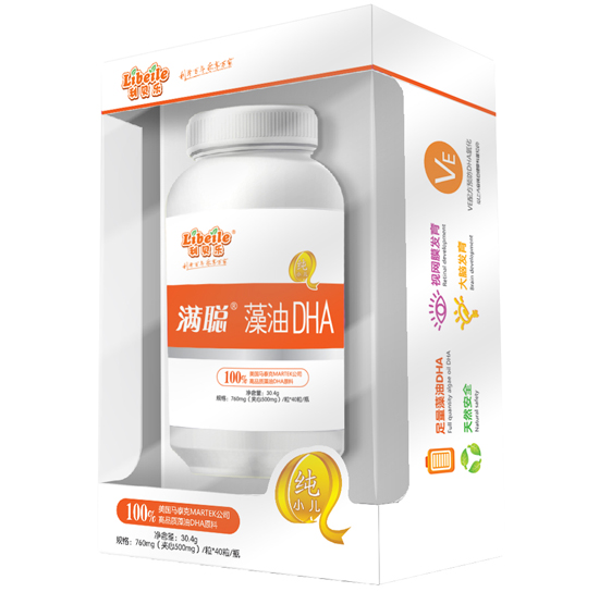 利貝樂滿聰嬰幼兒純藻油DHA軟膠囊
