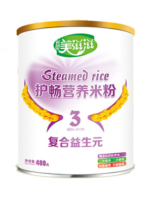 美滋滋復(fù)合益生元護(hù)暢營養(yǎng)米粉3段