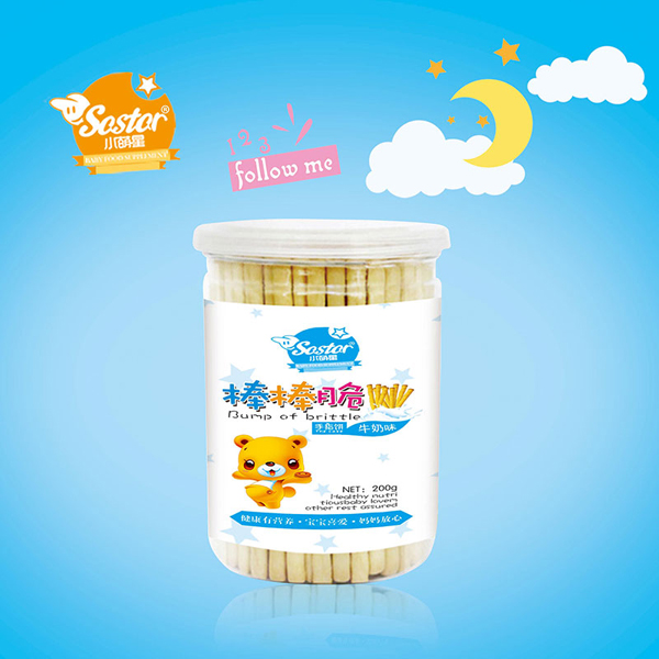 小萌星牛奶棒棒脆
